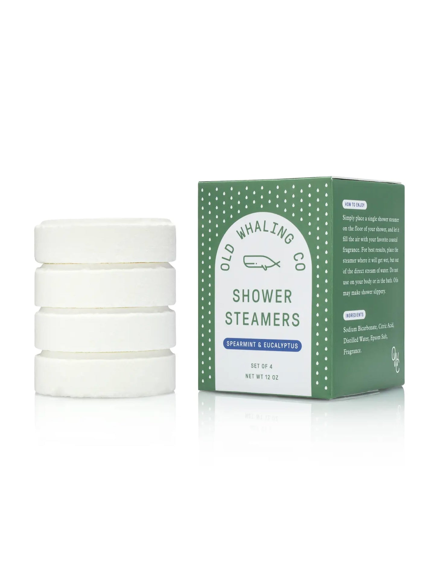 spearmint + eucalyptus shower steamer set