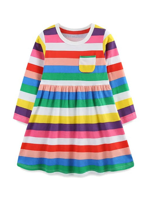 Spectral Stripe Dress