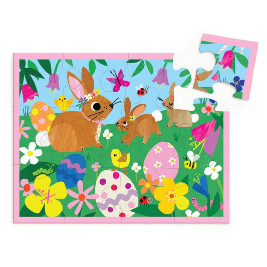 Spring Bunnies Puzzle Pouch