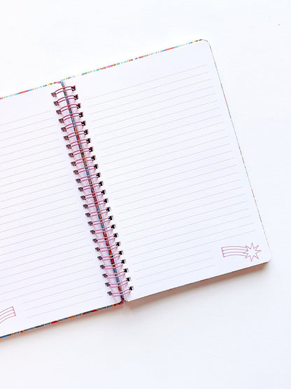 Stamp Pattern Stationery Store Day Notebook