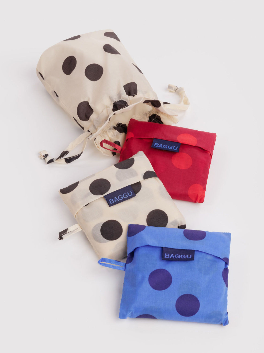 Polka Dot Mix Standard Baggu Set Of 3