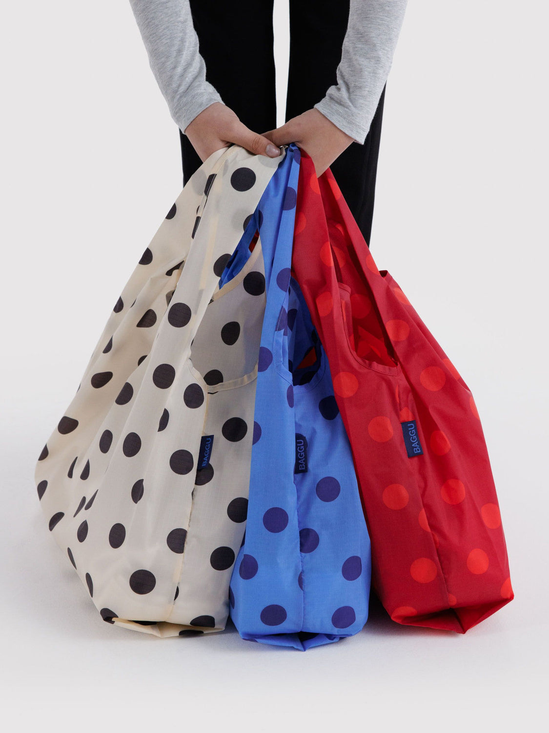 Polka Dot Mix Standard Baggu Set Of 3