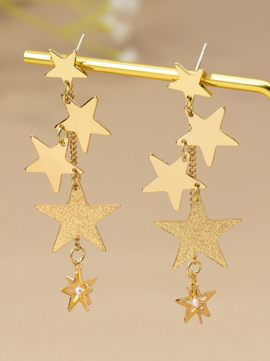 starburst drop earrings