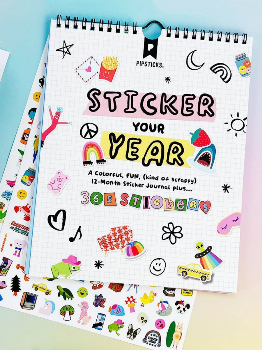 sticker your year wall calendar