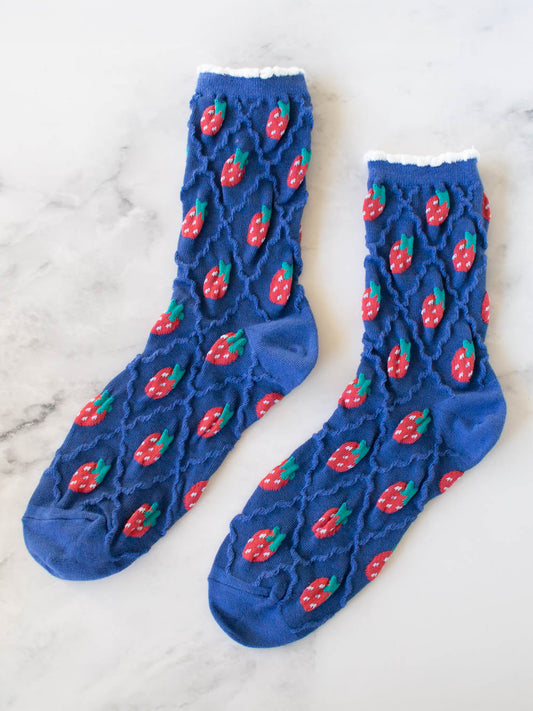 Strawberry Wine Socks