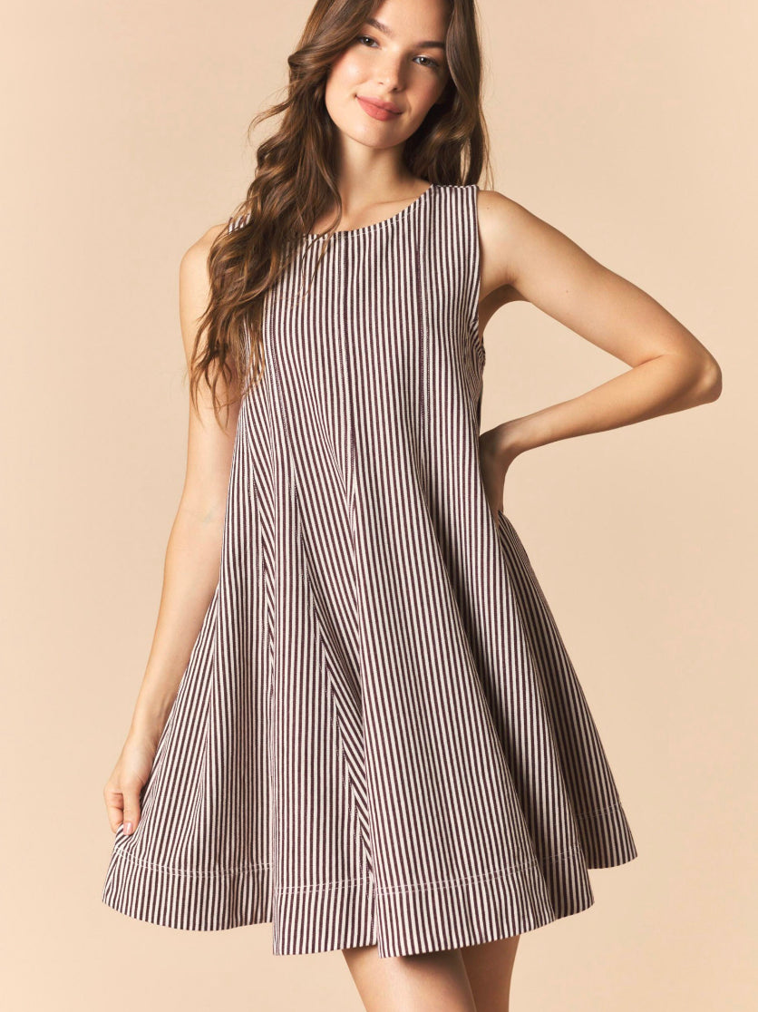 Stripe Shift Dress