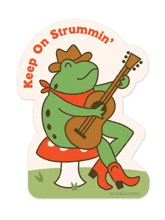 Stummin Frog Sticker