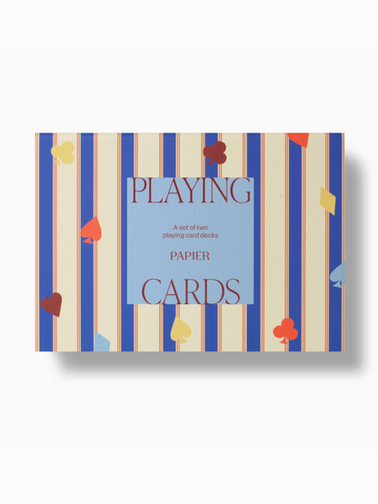 suits + stripes playing card set