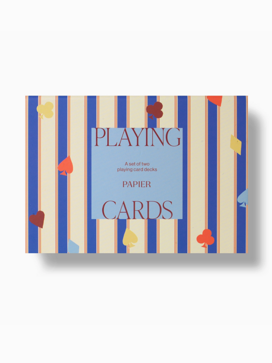 suits + stripes playing card set
