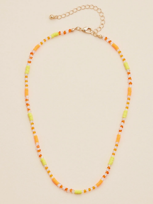 sunkissed beaded necklace