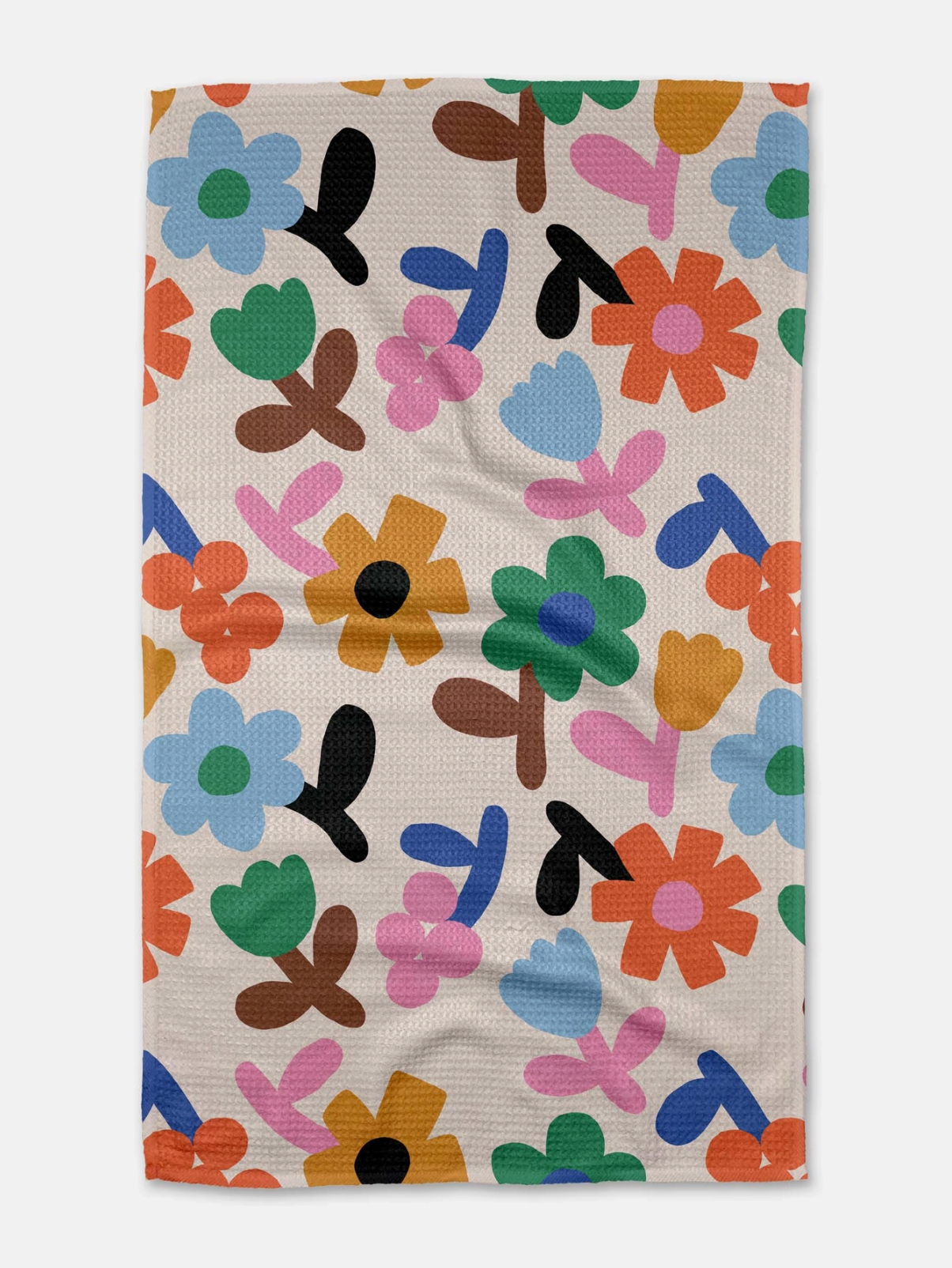 sunny bloom tea towel