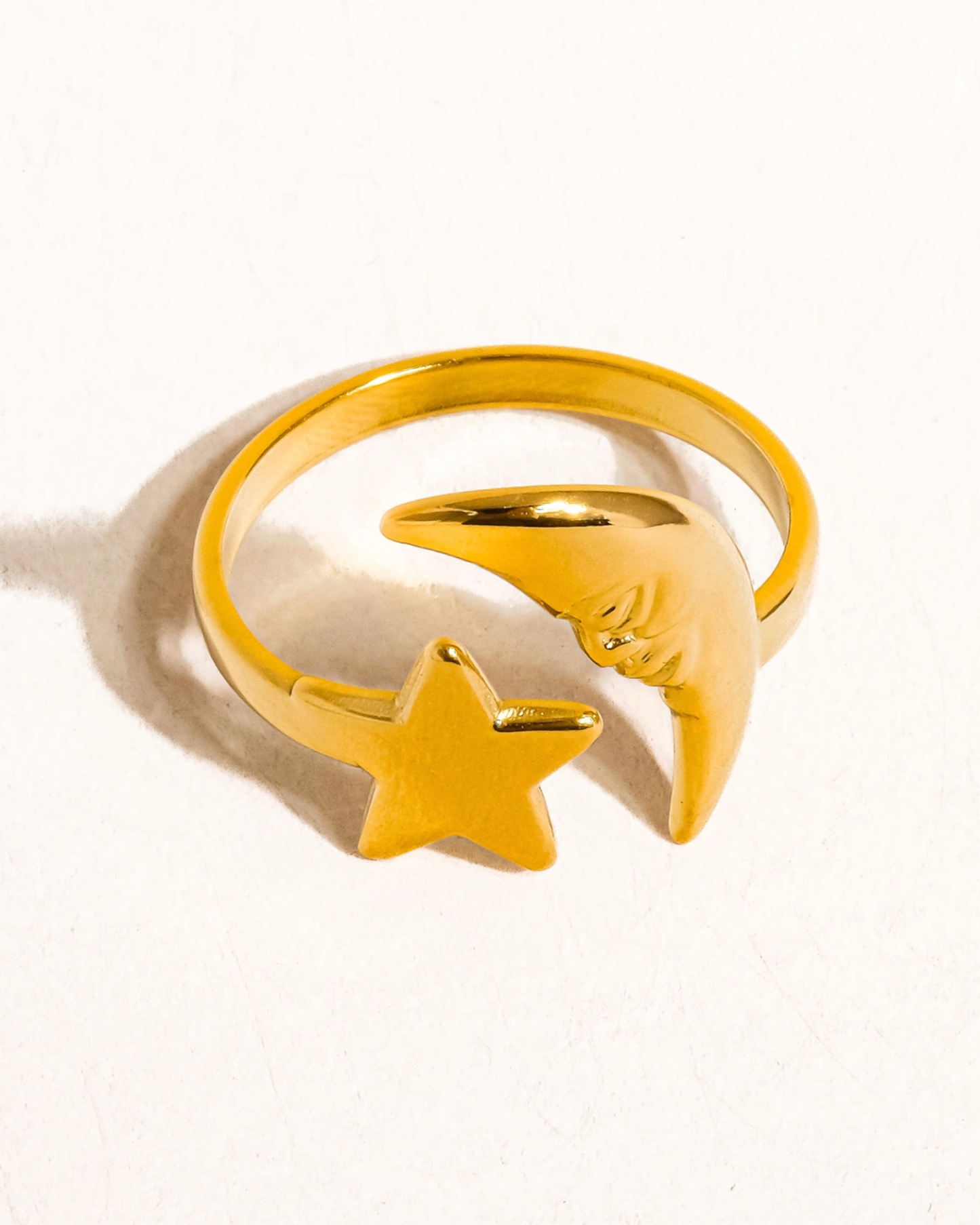 tasa 18k gold-plated ring
