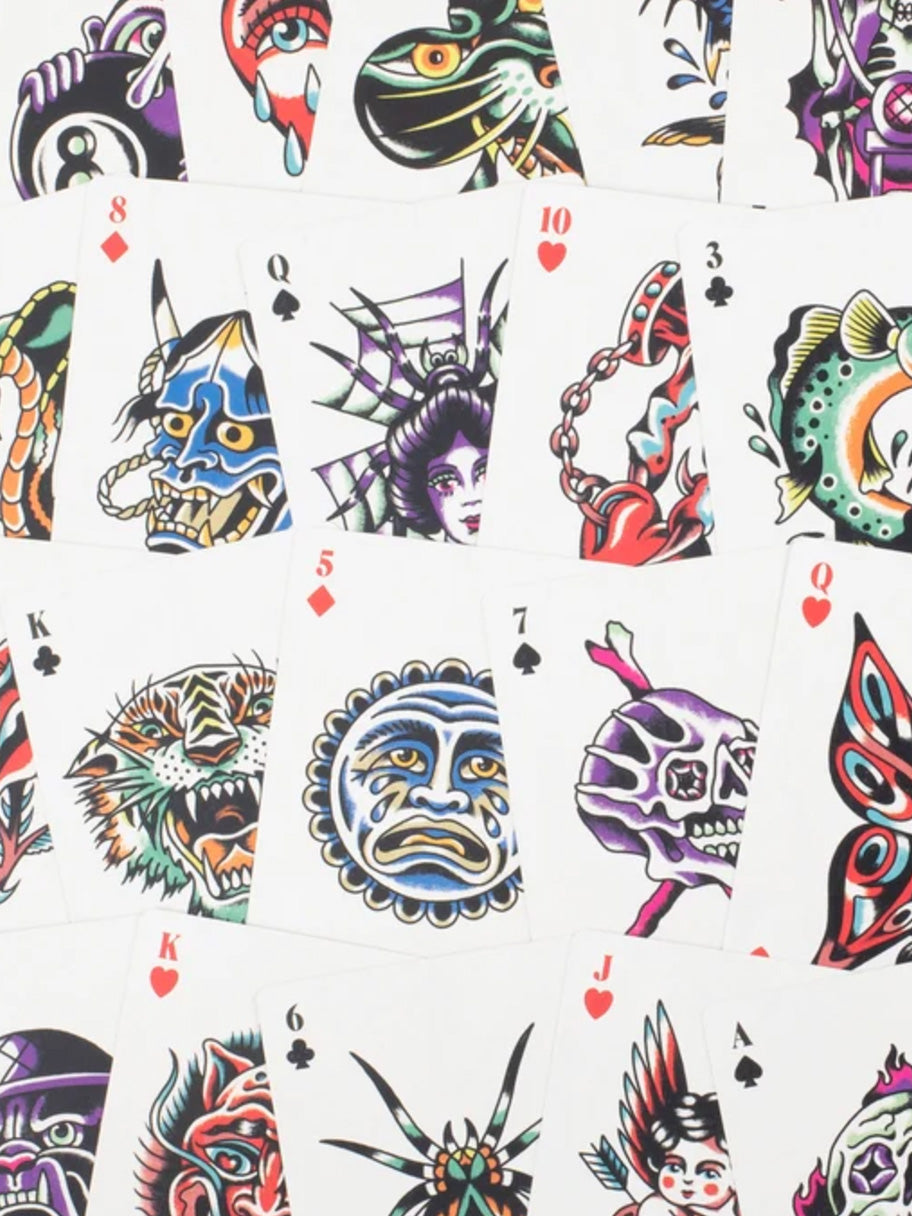 tattoo playing cards