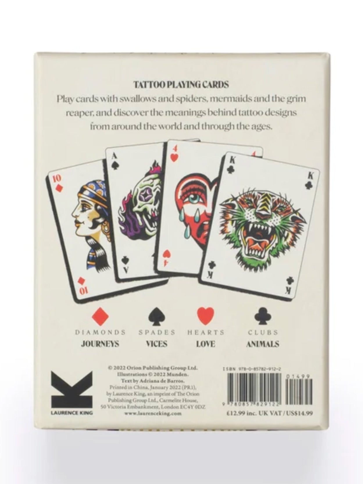 tattoo playing cards