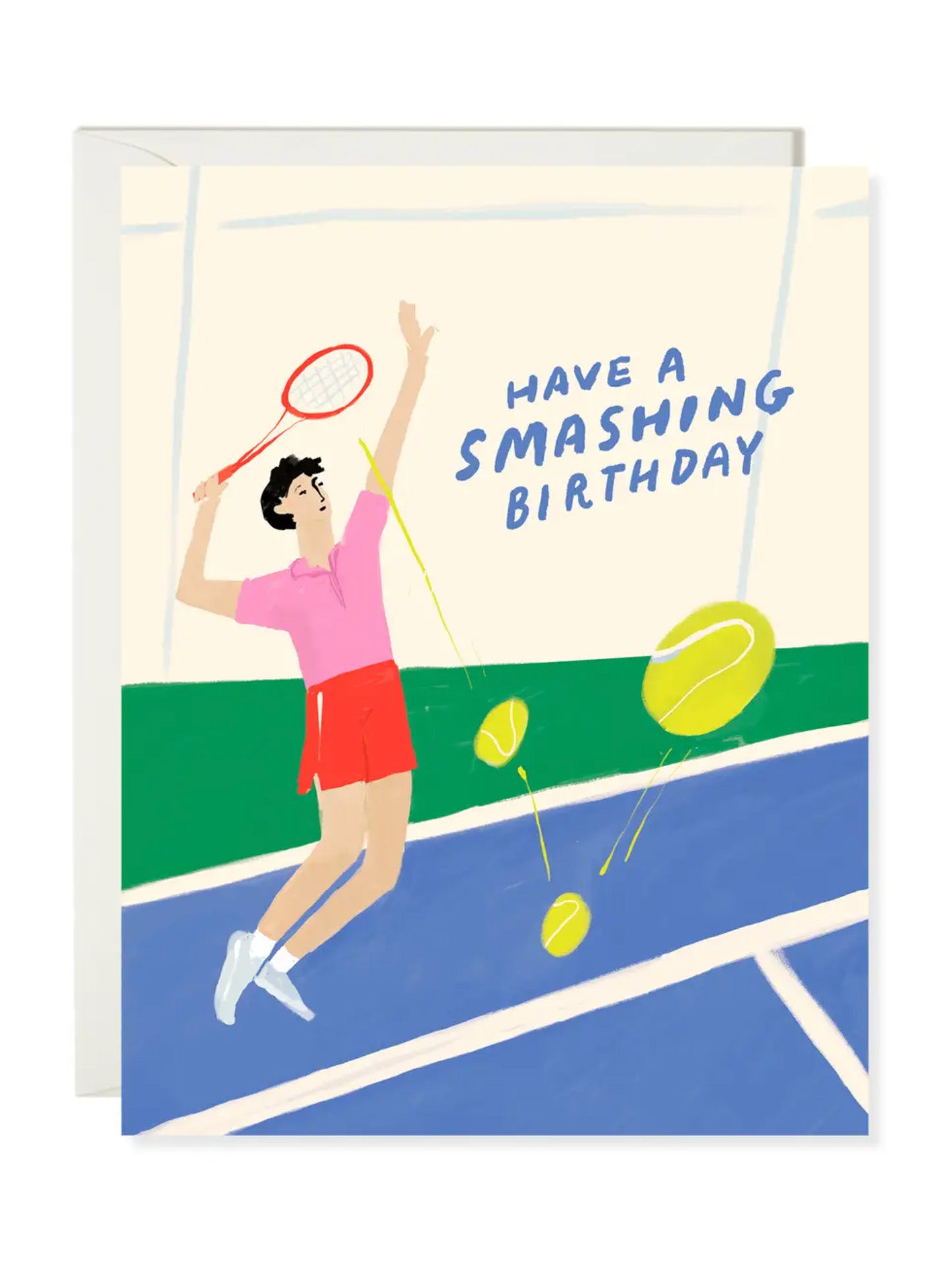 tennis birthday card 