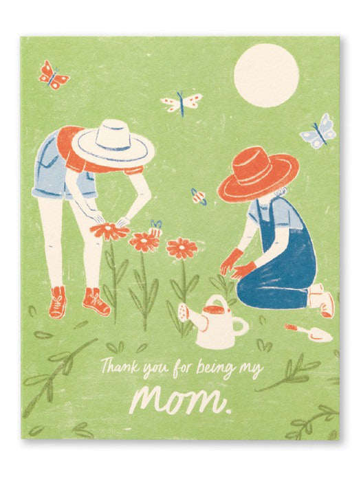 Thank You For Being My Mom Card