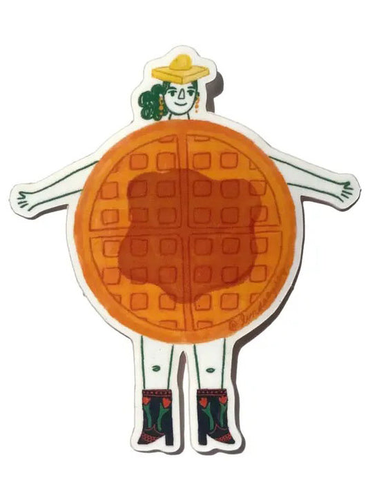 The Waffle Lady Sticker