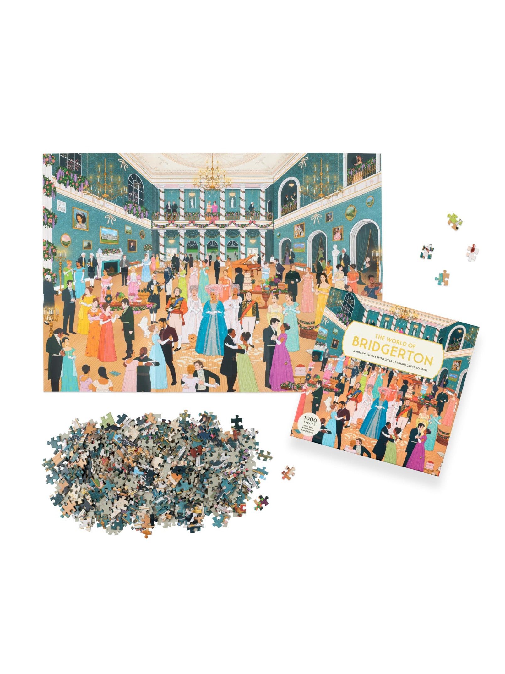 the world of bridgerton 1000 piece puzzle