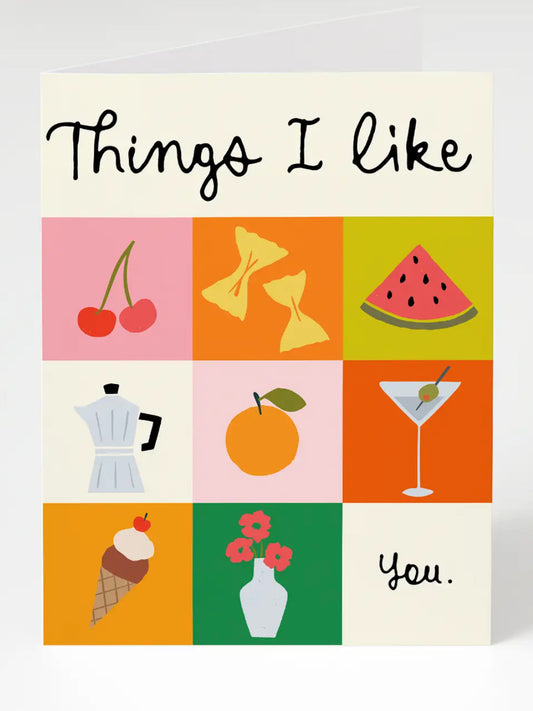 things i like card