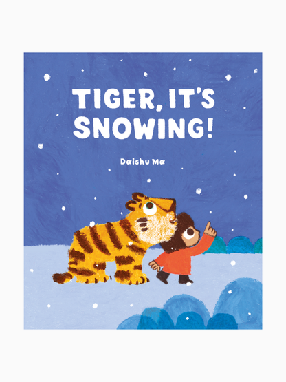 tiger, it's snowing