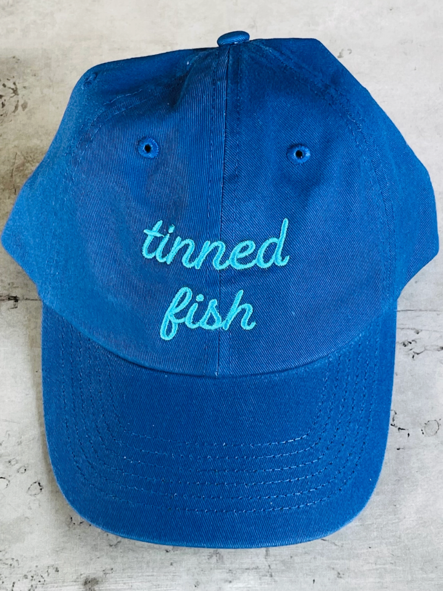 tinned fish baseball cap