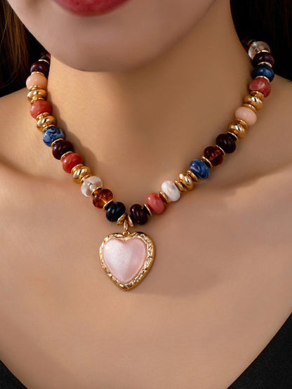 Trixie Chunky Heart Necklace