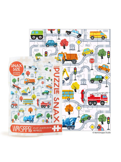 Trucks & Transportation Puzzle Snax