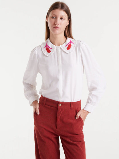Tulip Embroidery Blouse