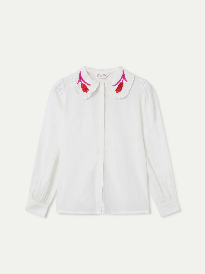 Tulip Embroidery Blouse
