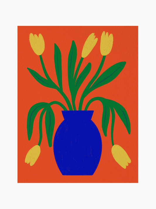 tulips art print