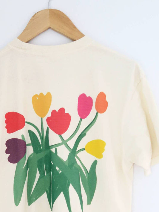 Tulips Vintage Wash Tee