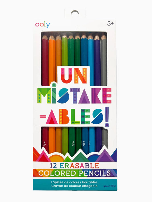 un-mistake-ables! erasable colored pencils