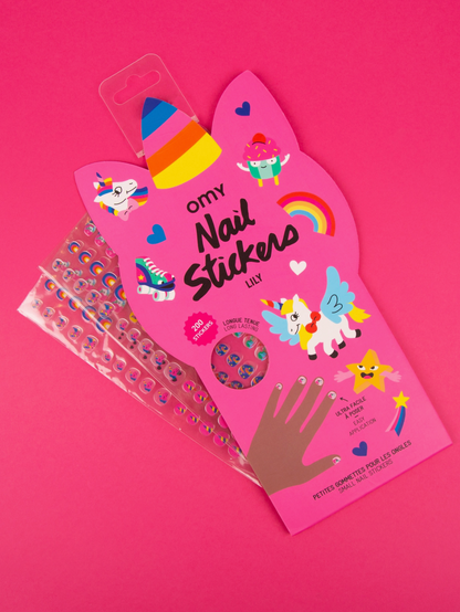 unicorn kids nail stickers