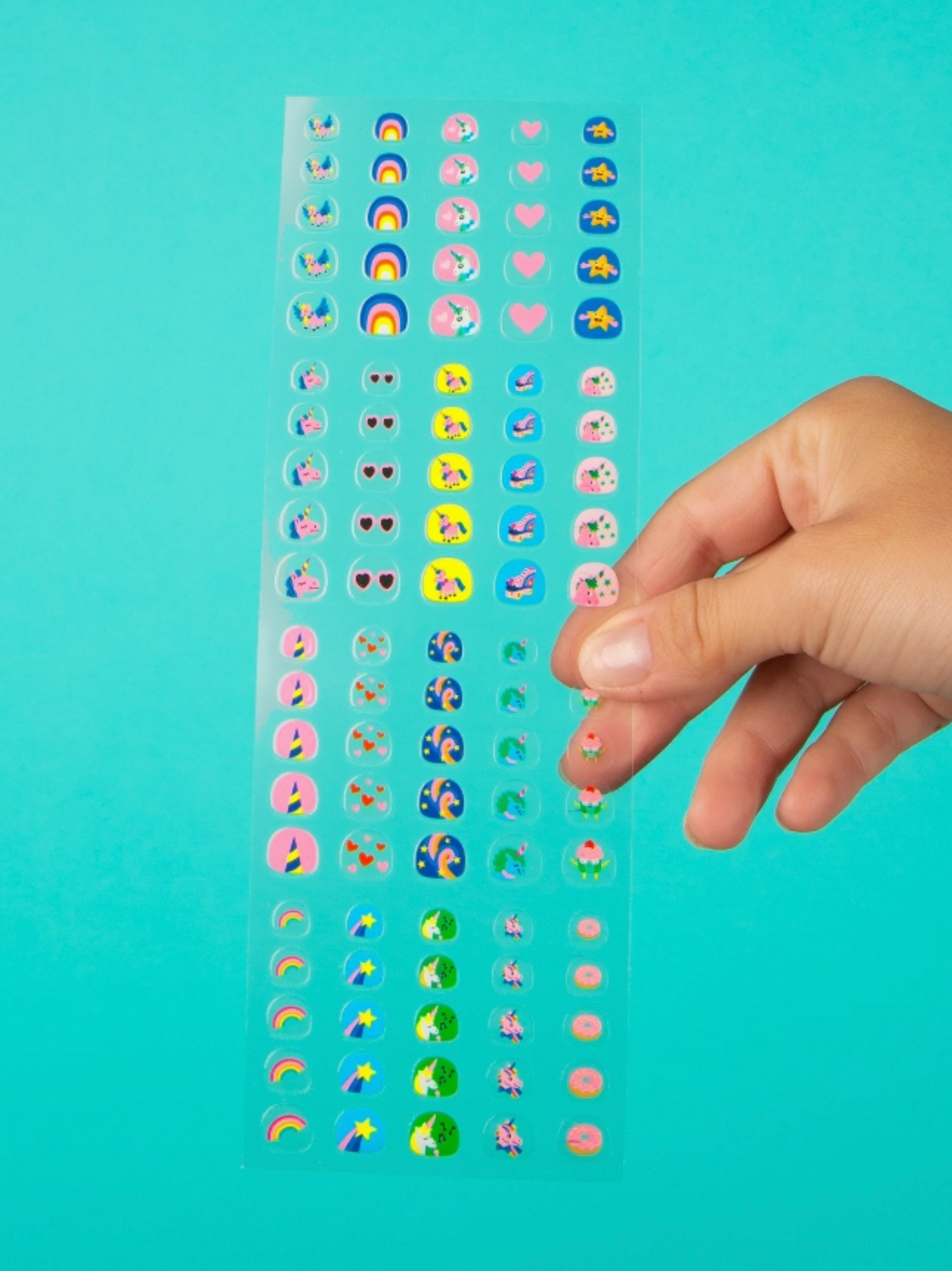 unicorn kids nail stickers