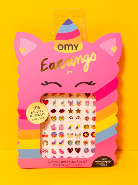 Unicorn Kids Sticker Earrings