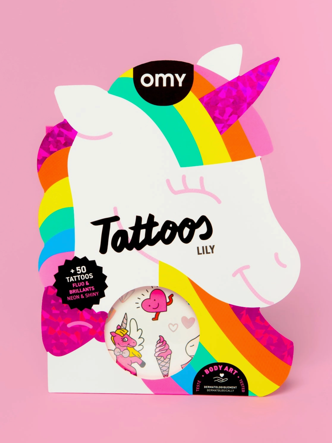 unicorn temporary tattoos