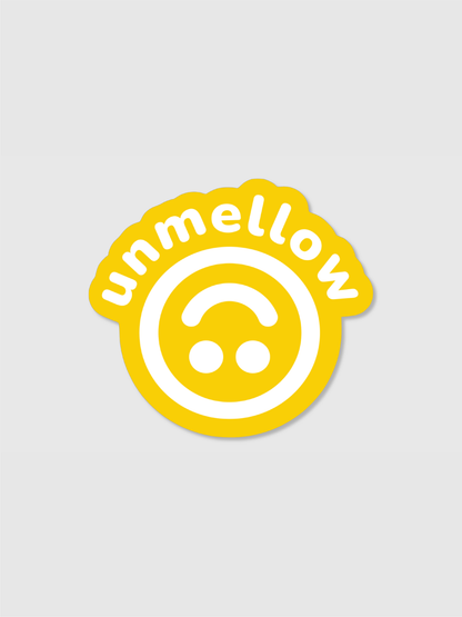 Unmellow Yellow Sticker