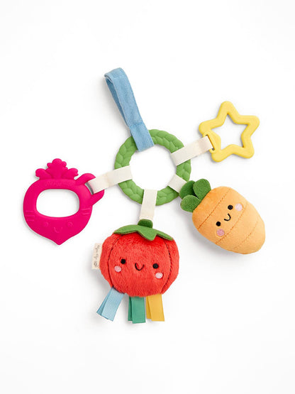 Veggie Busy Ring Teething Activity Toy