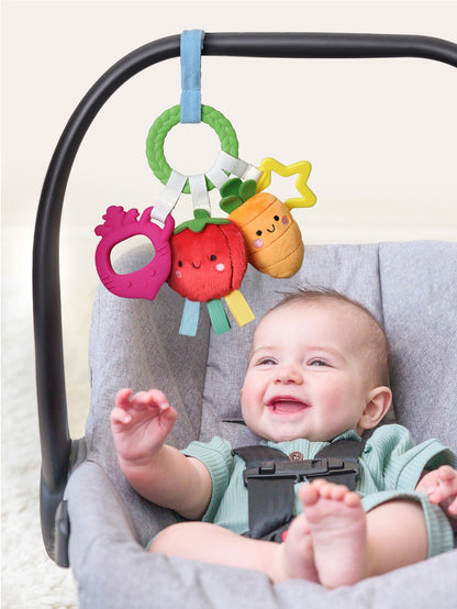 Veggie Busy Ring Teething Activity Toy