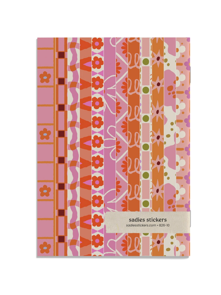 Vibrant Blooms Scrapbooking Paper Booklet