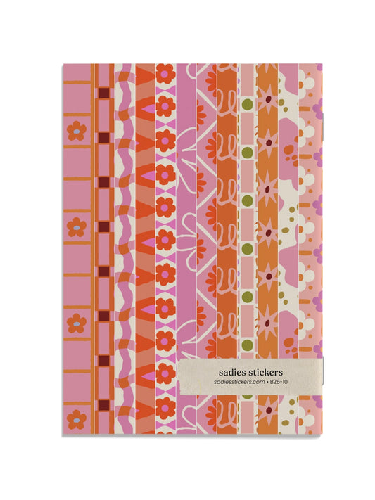 Vibrant Blooms Scrapbooking Paper Booklet