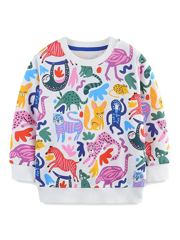 vibrant jungle sweatshirt