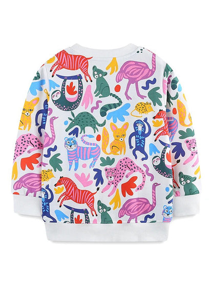 vibrant jungle sweatshirt