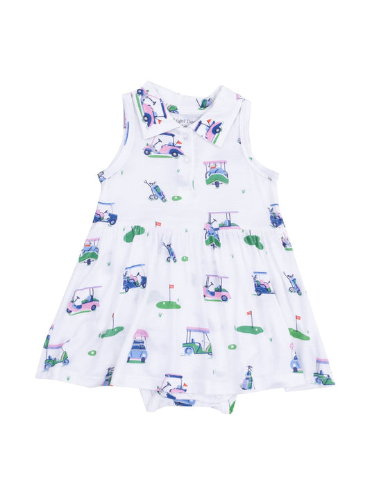 Vintage Golf Carts Polo Bodysuit Dress