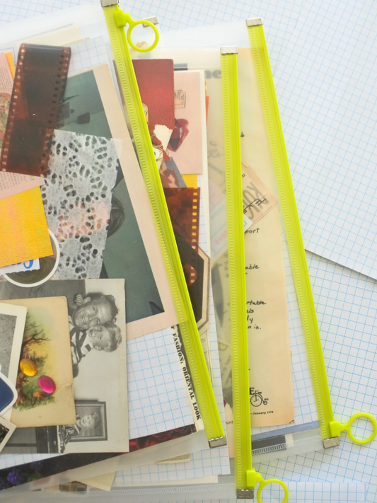 vintage mystery collage kit