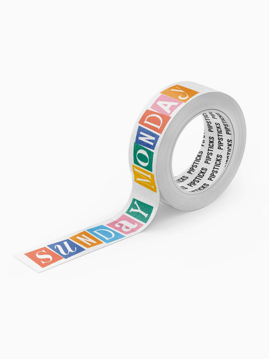 week moments washi tape