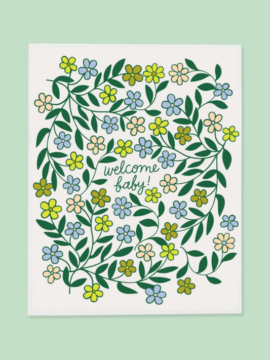 welcome baby card
