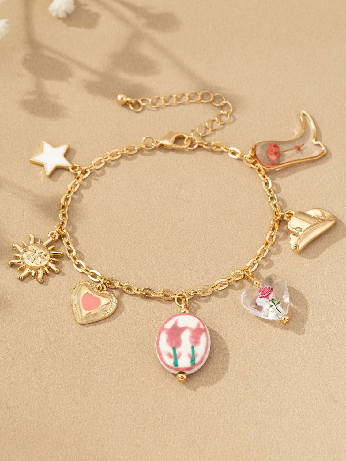 western love charm bracelet