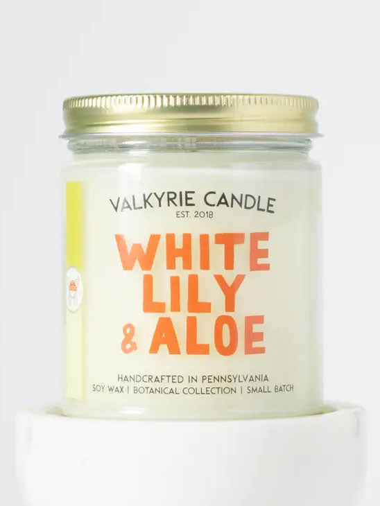 White Lily + Aloe Candle