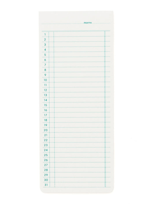White Penco Monthly Sticker Memo Pad